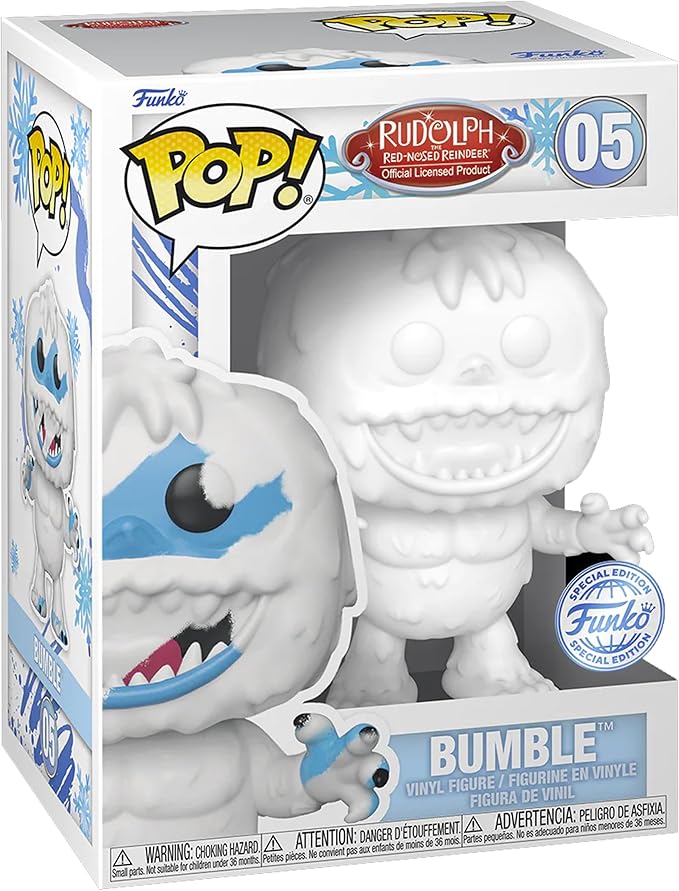 Funko Rudolph The Red-Nosed Reindeer Bumble DIY Pop! Vinyl Collectible Figure - Limited Edition Exclusive
