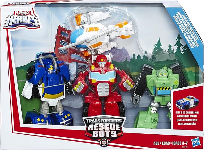 Transformers Rescue Bots Griffin Rock Team Action Figures (Amazon Exclusive)