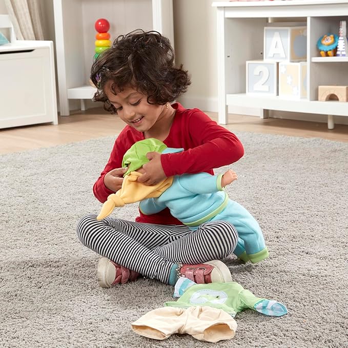 Melissa & Doug Mine to Love Mix & Match Playtime Doll Clothes for 12”-18” Unisex Dolls (6 pcs)
