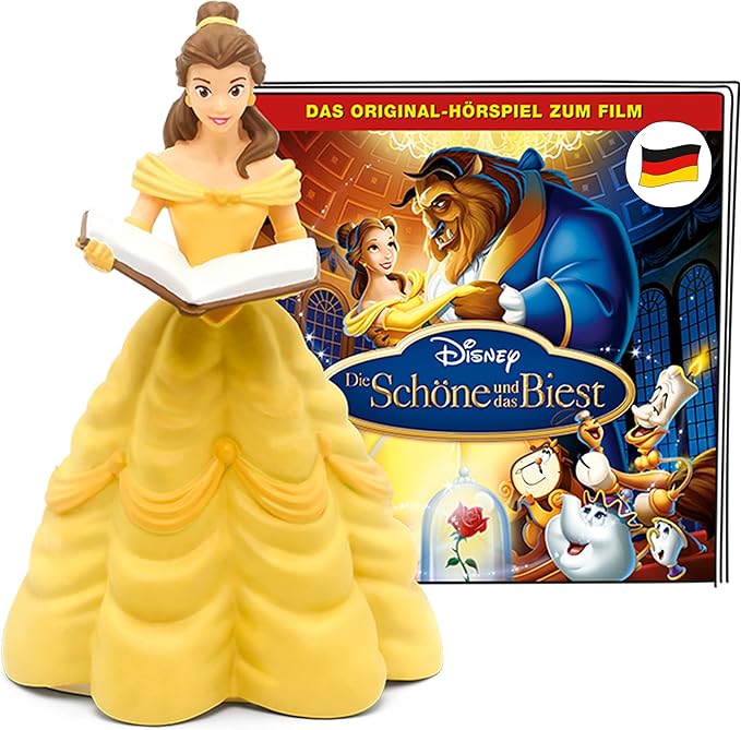 tonies Disney Audio Figure for Toniebox, Beauty and The Beast, Original Audio Play for The Film, Audio Play for Children from 4 Years, Playing Time Approx. 59 Minutes