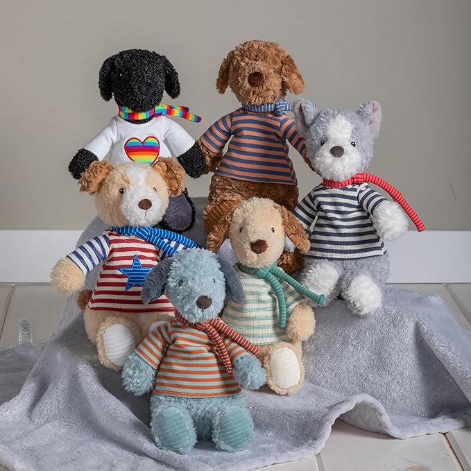 Mary Meyer Stuffed Animal Plush Soft Toy, 12-Inches, Weston Tails Dog