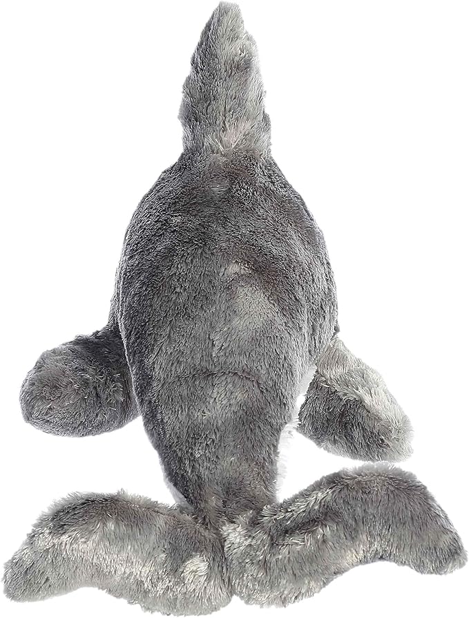 Aurora® Adorable Mini Flopsie™ Dorsey™ Stuffed Animal - Mini Companions Ready for Playful Adventures - for Kids All Ages, Toddlers, Adults, and Families - Gray 9 Inches