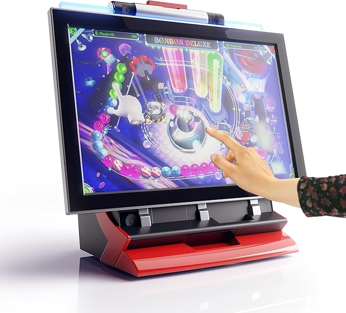 JVL Echo 22’’ Touchscreen Bartop Arcade Machine for Home — 149 Games: Action / Card / Puzzle / Strategy — Retro Video Game Console