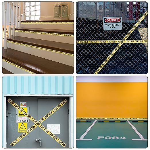 Frienda 11 Pcs Construction Birthday Party Supplies Plastic Traffic Cone Caution Tape Safety Road Parking Construction Cone Warning Tape for Halloween Party Outdoor Indoor (9 Inch Tall,Solid)