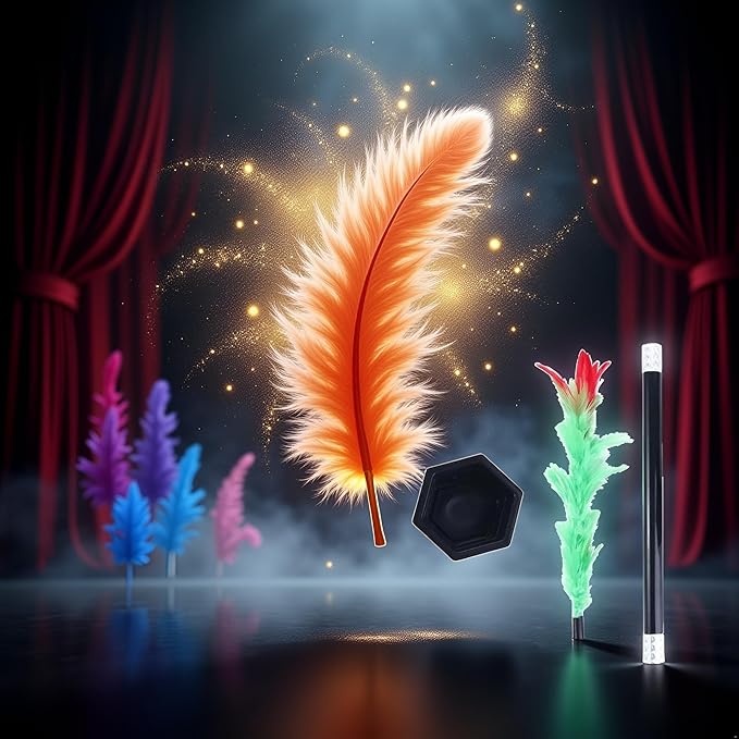 A Suit of Stick to Rose Magic Tricks Magic Wand to Flower Easy Magic Tricks Funny Toys Show Performance Prop for Adults Teenagers Magician Magic Novelty and Gag Toys Kits and Accessories