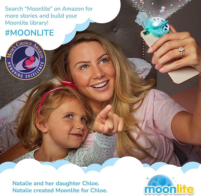 Moonlite Storytime - Disney's Pinocchio Storytime Disc - A Magical Way to Read Together - Projector Sold Separately - Digital Story w/ Sound FX - Learning Gifts for Kids Ages 1 Year & Up