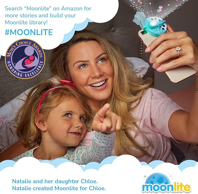 Moonlite Storytime 2-Story Bundle, Requires Moonlite Projector (Sold Separately), Mickey & Friends: A Perfect Picnic & Pixar Monsters, Inc, Vibrant Storybook Art Projections with Sound Effects & Music