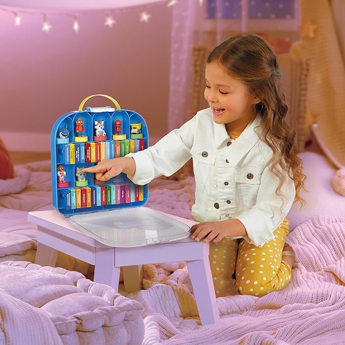 Little Tikes Story Dream Machine Show & Go Storage Case, Storytime, Books, Audio Play, Character, Carry Case, Gift and Toy for Toddlers and Kids Girls Boys Ages 3+