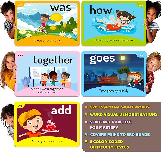 QUOKKA Set of Learning Flash Cards for Kids