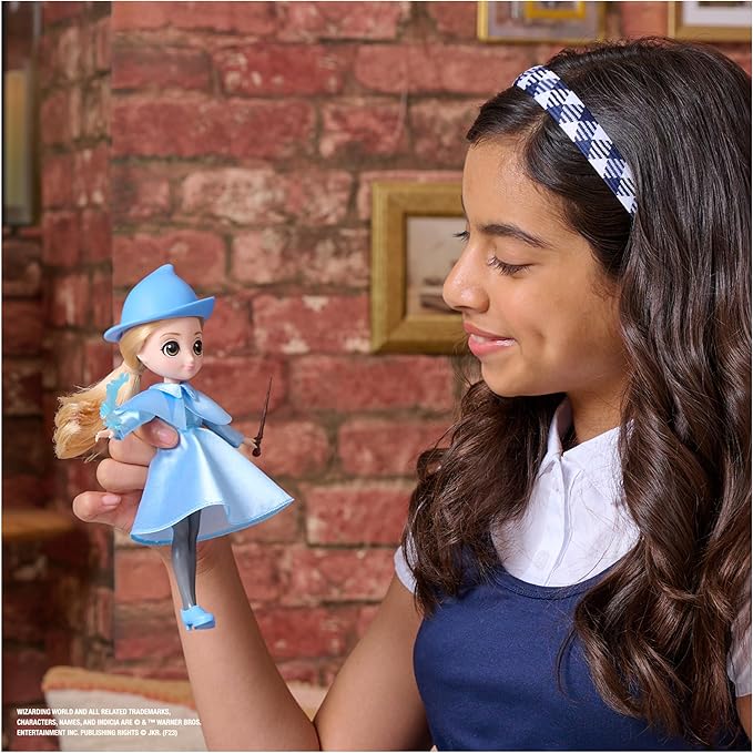 Wizarding World Harry Potter, 8-inch Fleur Delacour 10-piece Doll Gift Set with 2 Outfits and 8 Doll Accessories, Kids Toys for Ages 6 and up