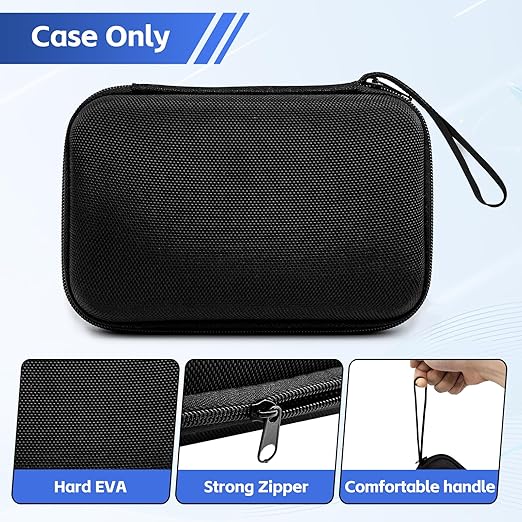 DPVPER Carrying Case for Gameboy Advance SP, Accessories for GBA SP, Hard Storage Portable Bag for GBA SP - Holds 8 Games