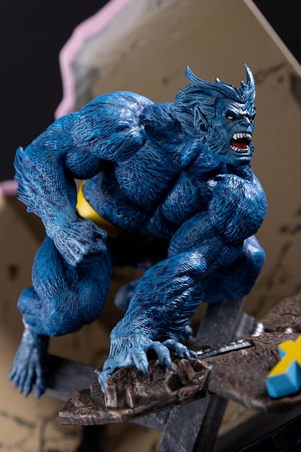 McFarlane Marvel Beast 1:10th Scale Collectible with Scene (X-Men #1) Toys