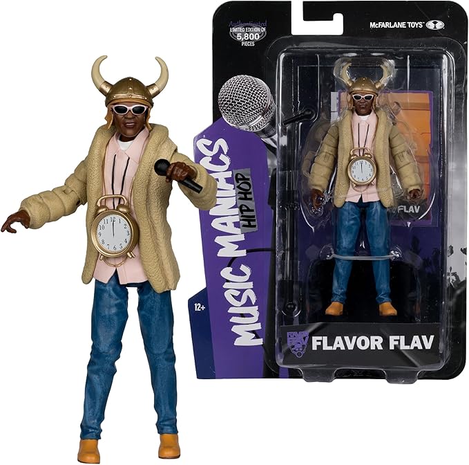 McFarlane Toys - Music Maniacs Hip Hop Flavor Flav 6in Action Figure