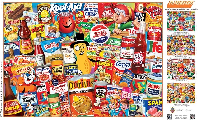 MasterPieces - Mom's Pantry 1000 Piece Jigsaw Puzzle, Fun for Adults & Family, Non-Glare Finish, 19.25" x 26.75", Nostalgic Design