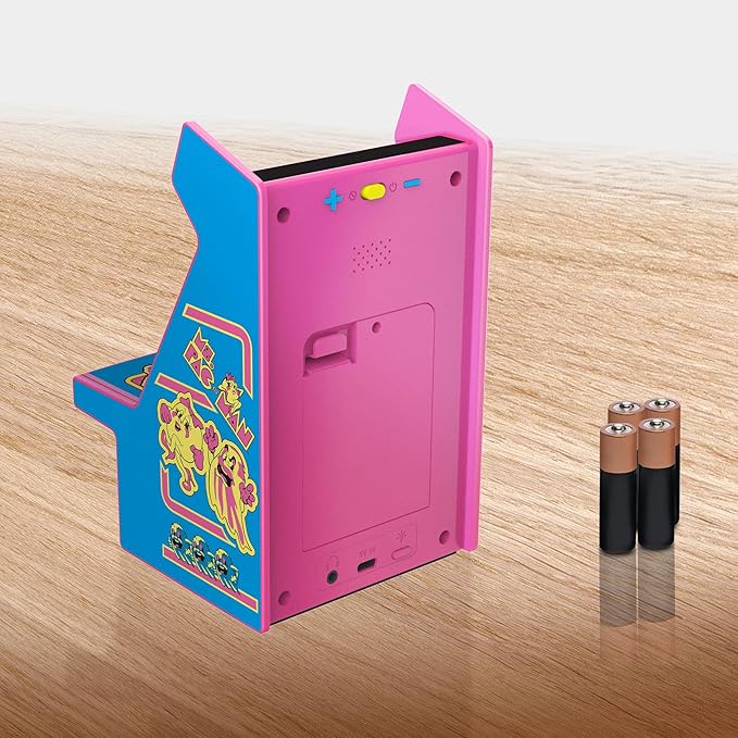 My Arcade Ms. Pac-Man Micro Player Pro: Classic Arcades 6.75" Screen, Retro Gaming, Video Game Collectibles