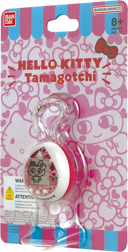 TAMAGOTCHI Bandai Hello Kitty (Cherry) 50th Anniversary Special Edition (90166) | Collectible Virtual Pet | Theme Games, Exclusive Accessories and Memorial Design