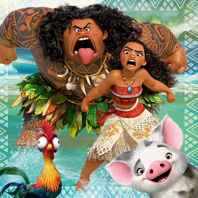 Ravensburger Disney Moana Voyage Jigsaw Puzzle for Kids | 49 Unique Pieces | Precision-Crafted Educational and Fun | Ideal for Age 3+