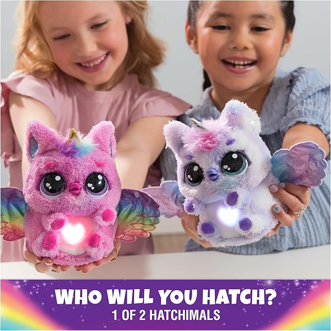 Hatchimals Alive, Mystery Hatch Pufficorn, Surprise Interactive Toy & Egg with Mist, Lights & Sounds (Styles May Vary), Kids Toys for Girls & Boys