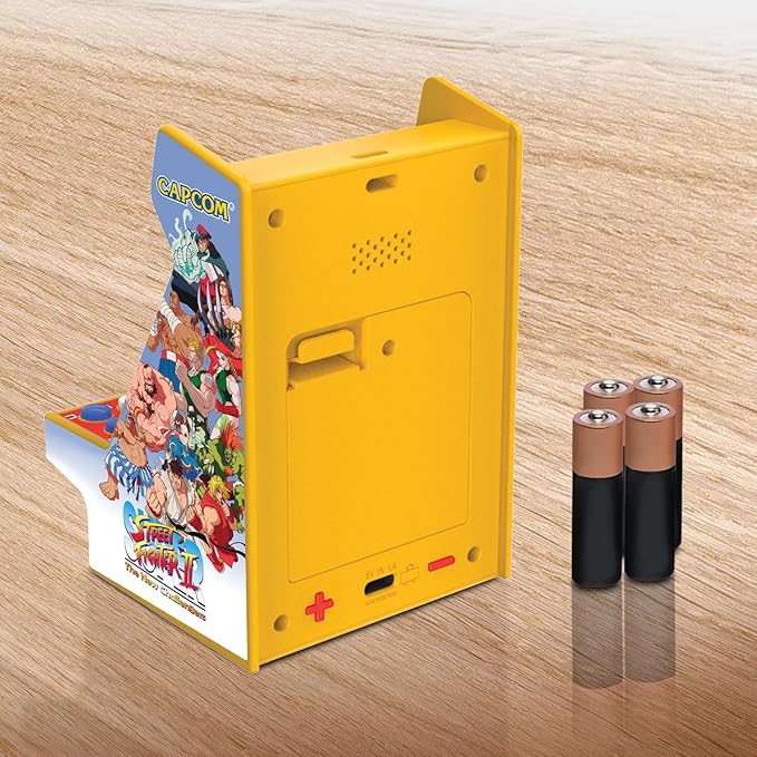 My Arcade Super Street Fighter II Nano Player Pro: 2 Games in 1, 4.8" Video Game Collectible