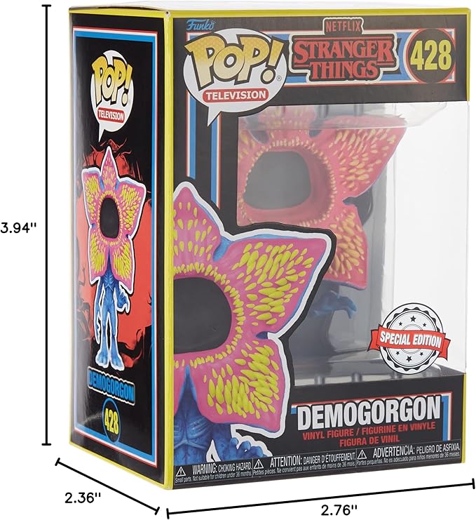 Pop! Television Stranger Things 428 Demogorgon Blacklight