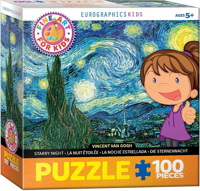 EuroGraphics Starry Night by Vincent Van Gogh 100-Piece Puzzle
