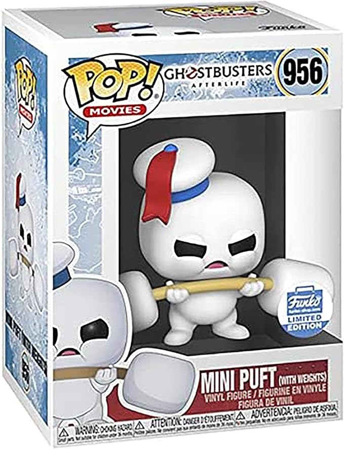 Funko Pop! Movies: Ghostbusters: After-Mini Puft with Weights - Collectable Vinyl Figure - Gift Idea - Official Merchandise - Toys for Kids & Adults - Movies Fans - Model Figure for Collectors