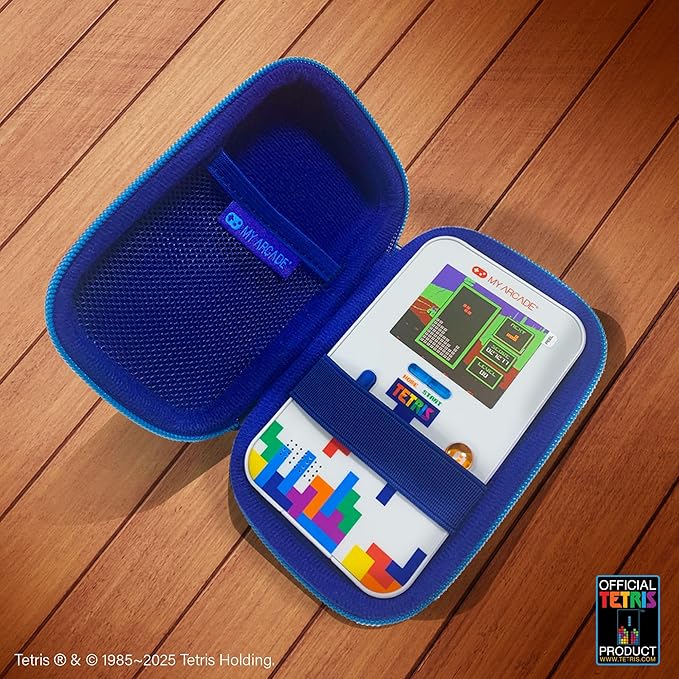 My Arcade Tetris Go Gamer Portable Handheld Gaming System with Travel Case