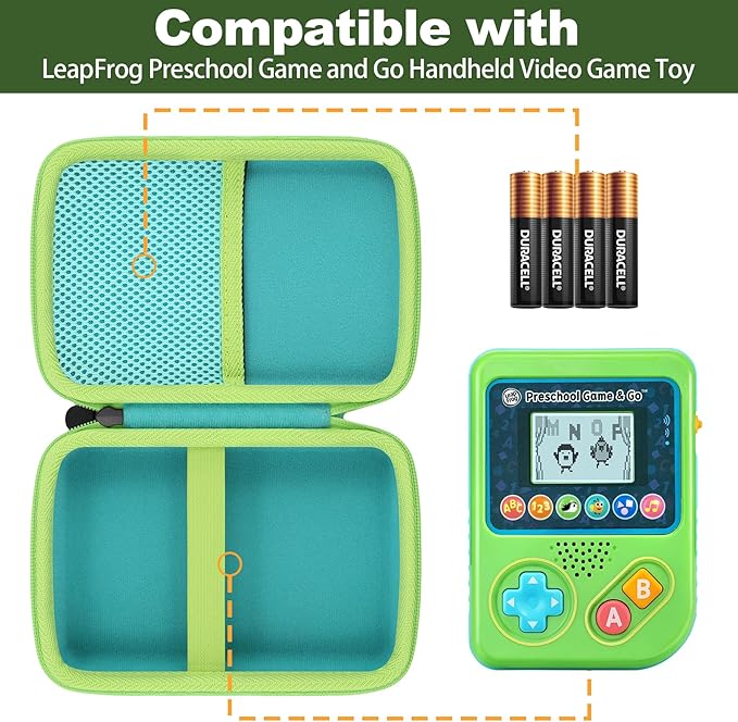 for Leapfrog Preschool Game and Go Handheld Video Game Toy Hard Portable Case