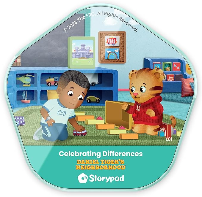 Storypod | Celebrating Differences with Daniel Tiger | Token for The Storypod Audio Learning System | SEL Audio Learning & Interactive Fun