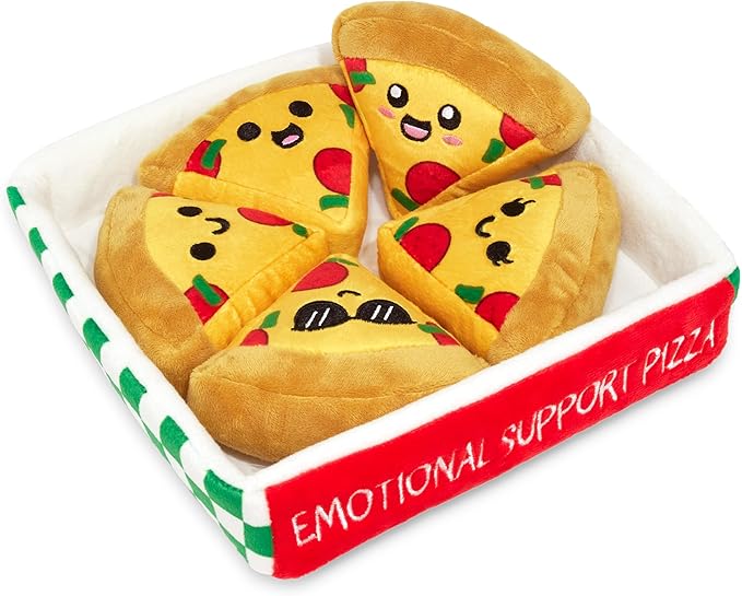 WHAT DO YOU MEME? Emotional Support Pizza — Plush Pizza by Emotional Support Plushies