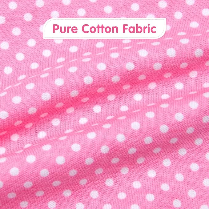 Reborn Baby Doll Clothes Accessories for18-20 Inch Baby Doll Girl Pink Polka-Dot Swaddling Blanket