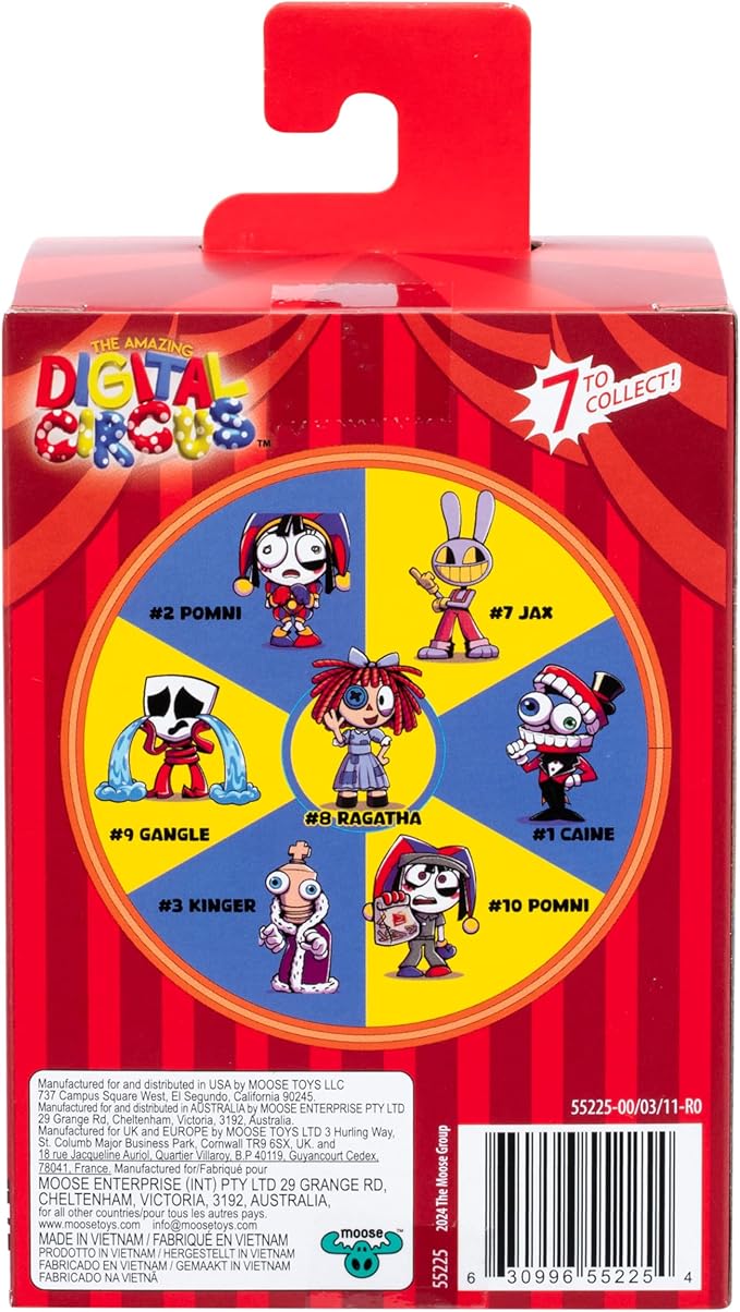 Officially Licensed Ragatha Vinyl Figure, Quality 4"/10.1 CM Boxed Collectible Figure with Bouncy Hair and Collector Card, 7 Vinyl Figures to Collect in Encore Collection