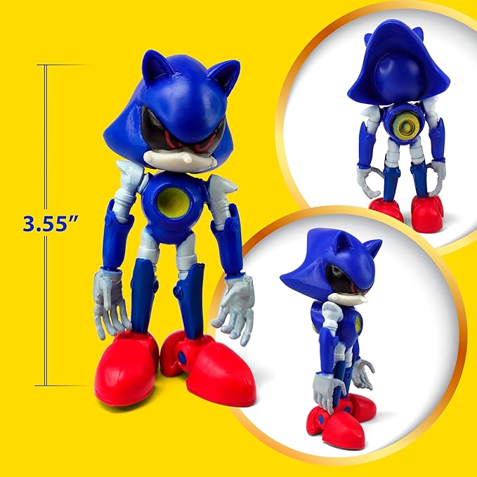 Toysvill Sonic The Hedgehog Big Action Figures (Set of 6 pcs), Collection Toys, Birthday Cake Decoration Party Supplies Cake Topper