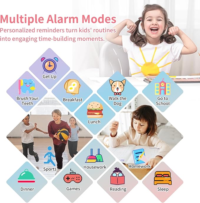 Kids Smart Watches Girls with Camera Music Player Pedometer Alarm Clock 39 Games Calculator Flashlight 12/24 hr Toys for Ages 4-12 Years Old.Birthday Gift for Girls
