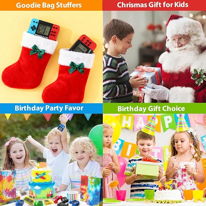APZ 16 Video Game Party Favors for Kids,Video Game Keychain Party Birthday Supplies,Goodies Bags Stuffer,Carnival Prizes,Treasure Box Toys