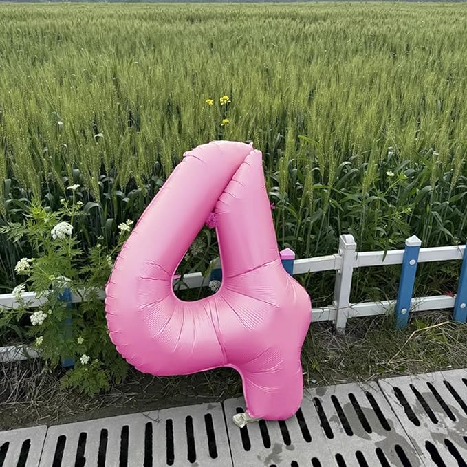 40 Inch Pink Number 14 Digital Balloon,Jumbo Mylar Foil Helium Balloon for 14 Balloons for Birthday Party,Wedding Anniversary Party Decorations