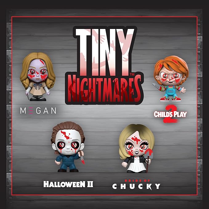 Tiny Nightmares 3-inch Black Light Edition Collectible Michael Myers Figure, Amazon Exclusive, Toy for Fans, Teenagers, Adults. Boys, Girls, Ages 14 and Up by Just Play