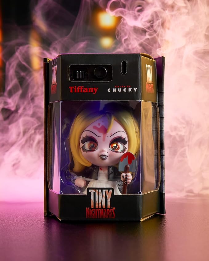 Tiny Nightmares 3-inch Black Light Edition Collectible Tiffany Figure, Amazon Exclusive, Toy for Fans, Teenagers, Adults. Boys, Girls, Ages 14 and Up by Just Play