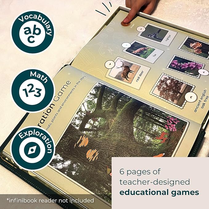 Cali's Books Robin Hood infinibooklet - infinibook Interactive Storybook for Kids, Learning Book for Toddlers