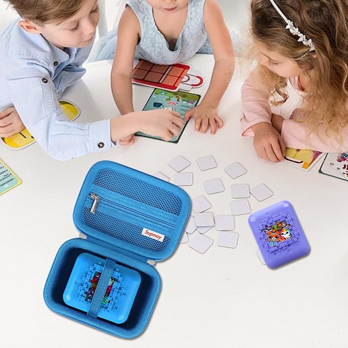 Carrying Case for Bitzee Disney/Magicals/Wizarding World Harry Potter Interactive Characters Inside Interactive Toy Digital Pet, Disney Toys & Digital Pet Kids Toys for Girls&Boys, Light Blue