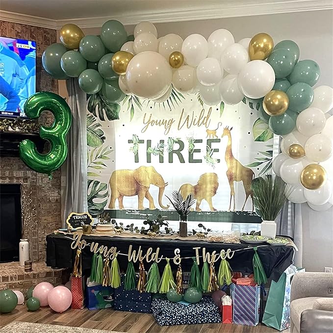 40 Inch Emerald Green 1 Balloon Number, 0-9 Set Large Number Foil Helium Balloons for Kids, Dark Green Balloons for Boys Girls 1st Birthday Party Baby Shower Anniversary Jungle Decoration Supplies