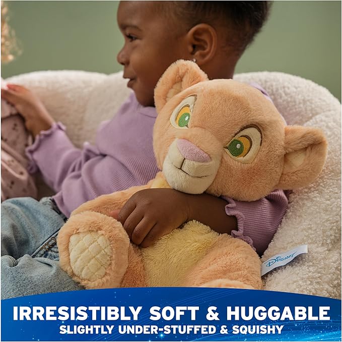 GUND Disney Official Nala Oh So Snuggly Plush, The Lion King, Lion Stuffed Animal for Babies and Infants, Yellow, 12.5”