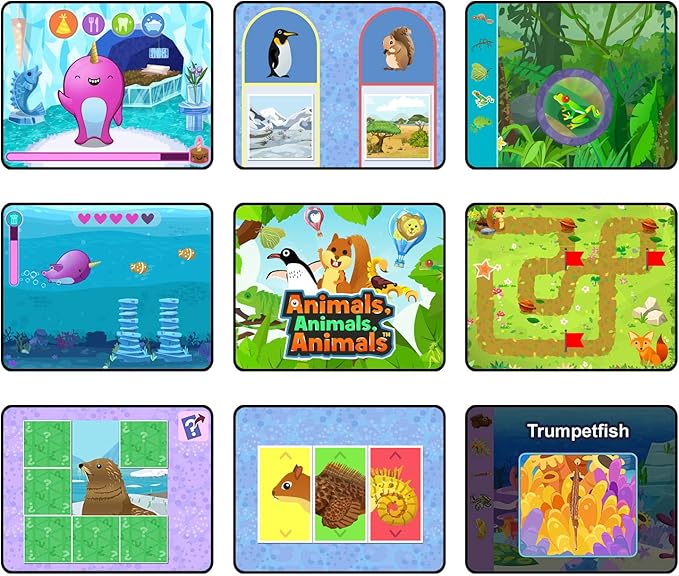 LeapFrog RockIt Twist Dual Game Pack: Penelope Penguin: Pet Detective and Animals, Animals, Animals