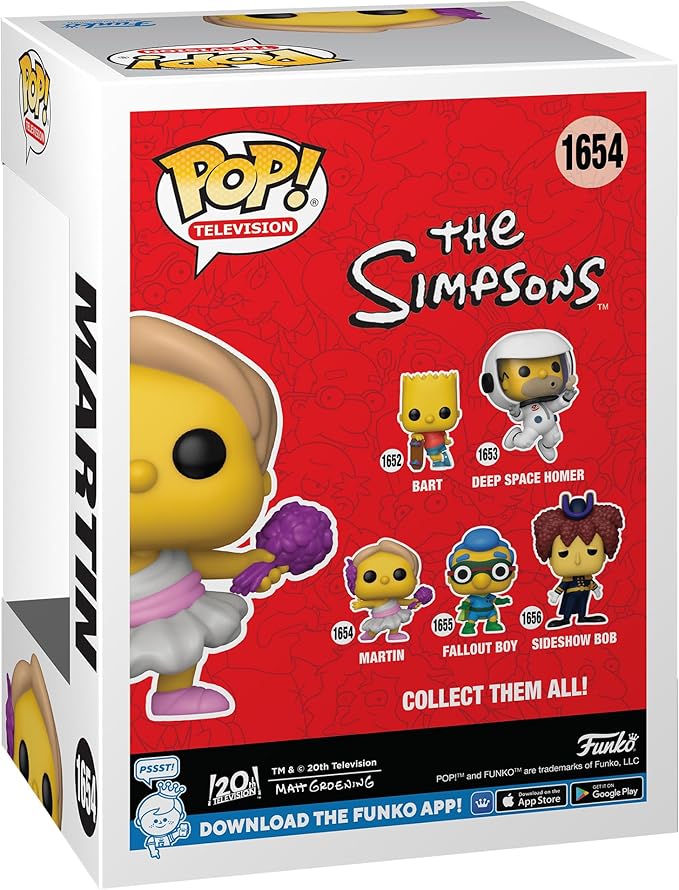 Funko POP TV: Simpsons - Martin Prince As Calliope - The Simpsons - Collectable Vinyl Figure - Gift Idea - Official Merchandise - for Kids & Adults - TV Fans - Model Figure for Collectors