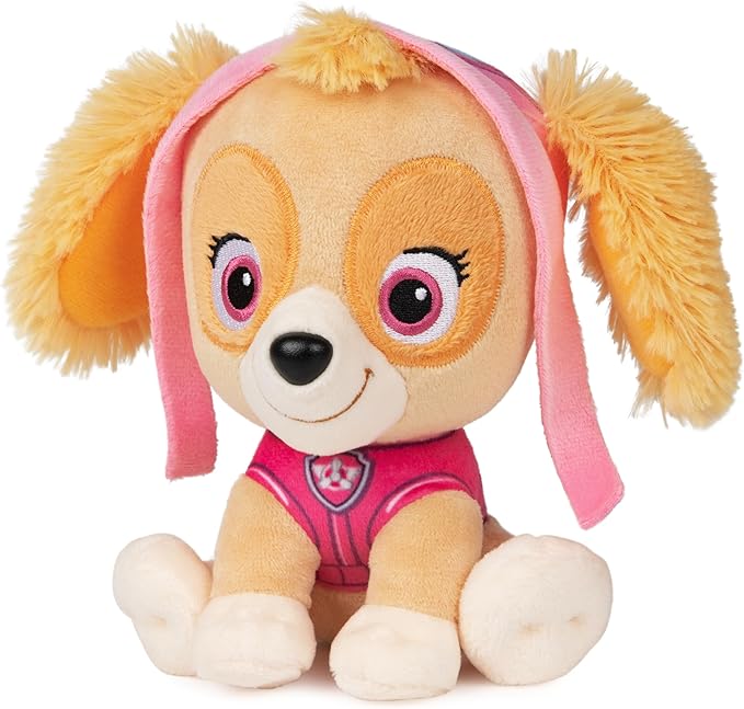 GUND Official PAW Patrol Skye in Signature Aviator Pilot Uniform Plush Toy, Stuffed Animal for Ages 1 and Up, 6" (Styles May Vary)