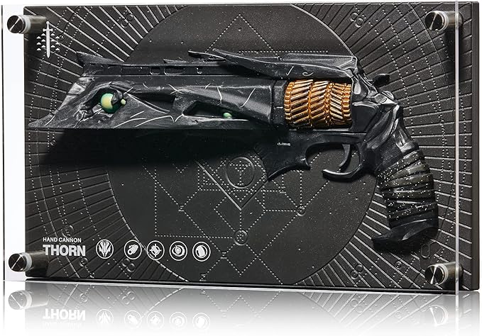 Numskull Thorn Exotic Weapon Figure 12x7 (30x18cm) Limited Edition Collectible Replica Statue - Official Destiny Merchandise - FPS Sci-Fi Action Video Game Figurine