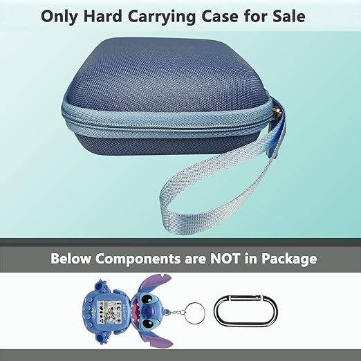 XEGIMOR Hard Carrying Case for Lexibook Disney Stitch Portable Games Console, Protective Storage Box for Lexibook Interactive Stitch Games Console Accessories (Only Case)