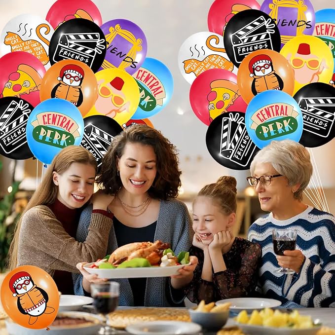 49Pcs Friends Themed Party Decorations Balloons Friends Party Decorations Friends TV Show Decorations Friends Bachelorette Party Decor Friends Party Supplies