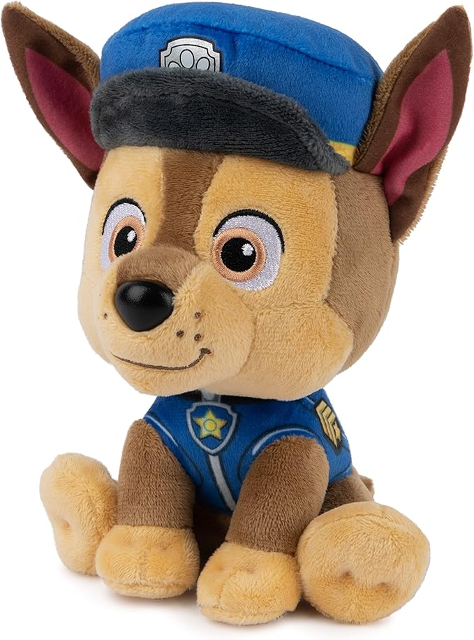 GUND Official PAW Patrol Chase in Signature Police Officer Uniform Plush Toy, Stuffed Animal for Ages 1 and Up, 6" (Styles May Vary)