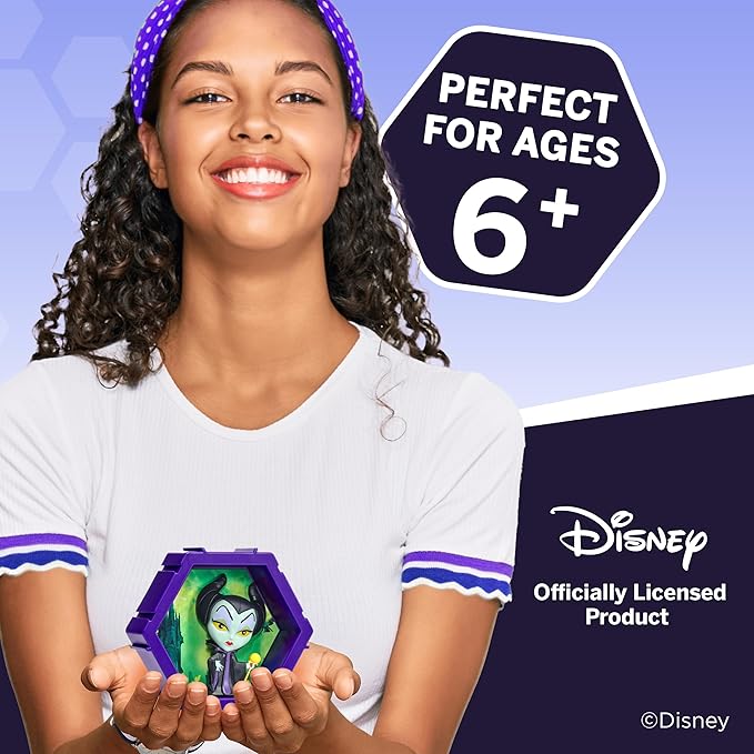 WOW! PODS 4D Maleficent | Disney Sleeping Beauty | Light-Up Bobble-Head Figure | Connectable Collectables, Toys & Gifts |